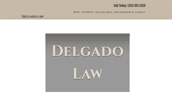Desktop Screenshot of delgadoatlaw.com